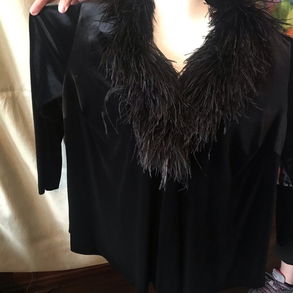 Black Velvet Swing Jacket - Picture 5 of 5